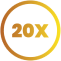 20x